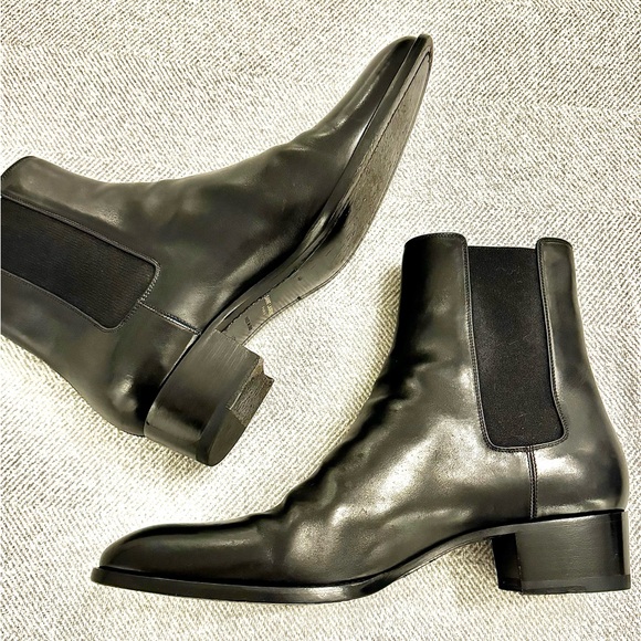 SOLD!!! SAINT LAURENT PARIS Chelsea Boots 44.5 (11.5 USA) like new - AUTHENTIC 💯 - Picture 6 of 10